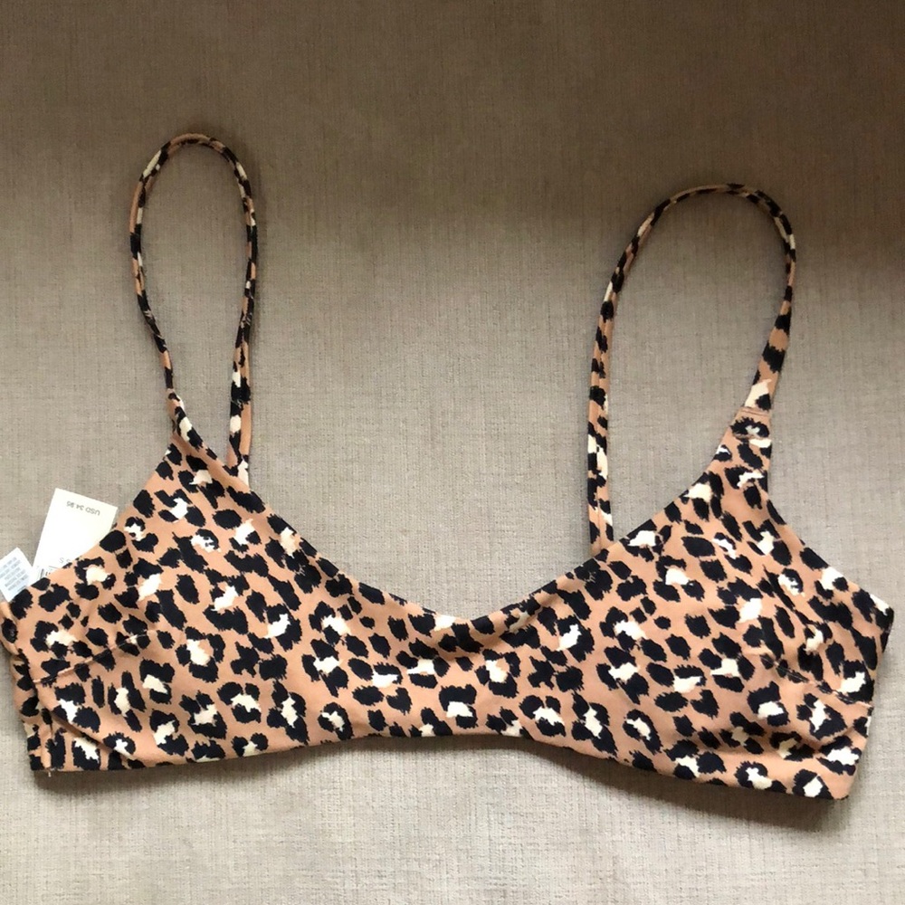 Leopard Swimsuit Top